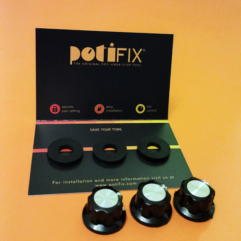 potifix effectspedal standard with knobs